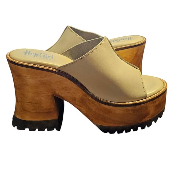 Hey Girl by Corky’s Bone Block Party Platform Open Toe Sandals BOHO US 9 - Picture 3 of 11